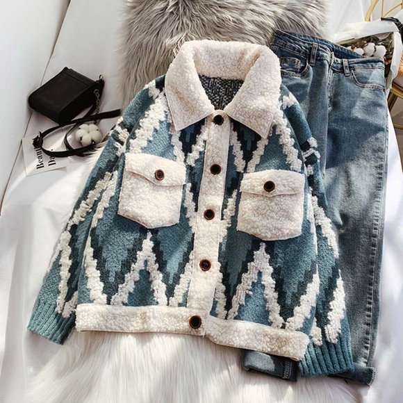 Cozy Teddy Western Boho Jacket Shacket - Picture 2 of 15